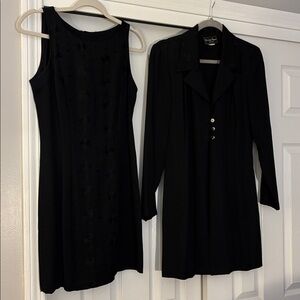 Elegant Vintage Victoria Ashley 2 piece sleeveless dress and suit coat!!